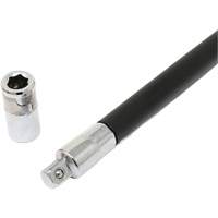 Tournevis flexible extra-long avec adaptateur carr&eacute; 1/4" x hexagonal 1/4" Quali-T-Solutions