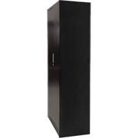 Combination Storage Cabinet, 36" W x 18" D x 72" H, Black Quali-T-Solutions