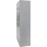 Armoire garde-robe, Acier, 36" la x 18" p x 72" h, Gris Quali-T-Solutions