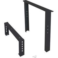 Pattes d'&eacute;tabli pour service industriel, Acier, 30" p x 34" h, Simple Quali-T-Solutions