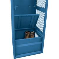 Casier pour &eacute;quipement, Acier, 24" la x 18" p x 72" h, Bleu fonc&eacute; Quali-T-Solutions