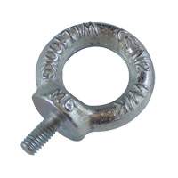 Boulons &agrave; œil matric&eacute;s, 1/8" dia, 1/2" lo, Fini naturel sans enduit, 154 lb (70 kg) capacit&eacute; Quali-T-Solutions