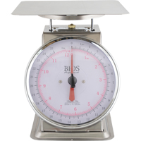 Top Loading Scale, 25 lbs. 12 kg Cap., 0.125 lbs. / 50 g Graduations Quali-T-Solutions