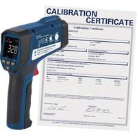 Thermom&egrave;tre &agrave; infrarouge professionnel avec certificat de calibration, -26 - 1472° F ( -32 - 800° C ), 30:1, &eacute;missivit&eacute; Ajustable Quali-T-Solutions