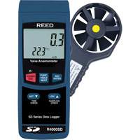 Thermo-Anemometer, Data Logging, 0.4 - 30 m/sec Air Velocity Range Quali-T-Solutions