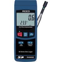 Thermo-Anemometer, Data Logging, 0.2 to 25.0 m/sec Air Velocity Range Quali-T-Solutions
