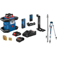 Ensemble laser rotatif horizontal/vertical auto-nivelant connect&eacute; Revolve4000, 4000' (1219,2 m), 635 N.m Quali-T-Solutions