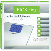 Jumbo Digital Display Scale, 550 lbs. Cap., 0.2 lbs. / 0.1 kg Graduations Quali-T-Solutions
