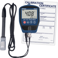 pH/mV Meter with Temperature with Calibration Certificate Quali-T-Solutions