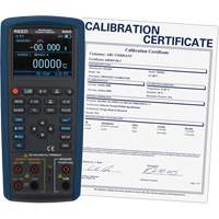 Multifunction Process Calibrator with Calibration Certification, Without Data Logging, Portable, 5 Processes Quali-T-Solutions