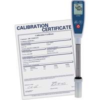 Long Stem pH Meter with Traceable Certificate Quali-T-Solutions