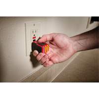 D&eacute;tecteur de tension et testeur de prise DDFT, 50 V - 1000 V, Alerte Affichage & son Quali-T-Solutions