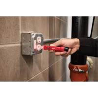 D&eacute;tecteur de tension avec DEL et testeur de prise DDFT, 50 V - 1000 V, Alerte Affichage & son Quali-T-Solutions