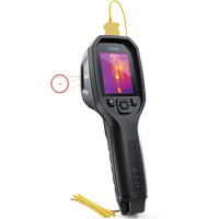 24:1 Spot IR Thermal Imaging Camera with Bullseye Laser & Type K Thermocouple, 160 x 120 pixels, -10° - 45°C (14° - 113°F), 70 mK Quali-T-Solutions