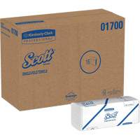 Essuie-mains Scott &agrave; pli simple, 1 pli, 10-1/2" lo x 9-3/10" la, 250 /pqt Quali-T-Solutions