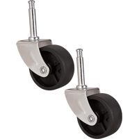 Roulette pour aspirateur industriel en acier inoxydable pour d&eacute;chets secs/humides Quali-T-Solutions