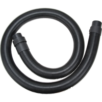 Tuyau souple de 7' pour r&eacute;servoir nervur&eacute; pour aspirateurs industriels en acier inoxydable pour d&eacute;chets secs/humides Quali-T-Solutions
