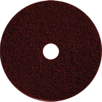 Floor Maintenance Pads, 17", Stripping, Brown Quali-T-Solutions