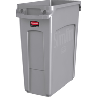 Slim Jim&reg; Vented Containers, Deskside, Polyethylene, 16 US gal. Quali-T-Solutions