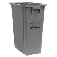 Bac &agrave; d&eacute;chets et de recyclage, Plastique, 16 gal. US Quali-T-Solutions