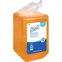 Savon pour le corps et les cheveux Essential de Scott, 1000 ml, Fraîcheur, Bouteille Quali-T-Solutions