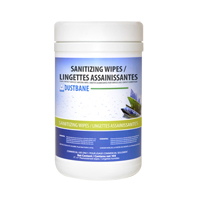 Lingettes d&eacute;sinfectantes pour les surfaces en contact avec les aliments, 6" x 10", 100 lingettes Quali-T-Solutions