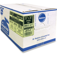 Sacs &agrave; d&eacute;chets de calibre industriel, Fort, 38" la x 30" lo, 0,85 mils, Noir Quali-T-Solutions