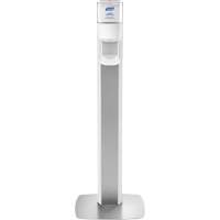 Messenger ES6 Silver Panel Floor Stand with Dispenser Quali-T-Solutions