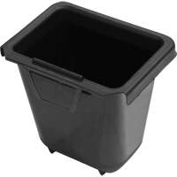 Waste Container, Deskside, Polyethylene, 4-1/4 US Qt. Quali-T-Solutions