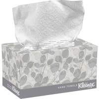 Essuie-mains Kleenex dans une boîte POP-UP*, 1 pli, 10-1/2" lo x 9" la, 120 /pqt Quali-T-Solutions