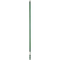 Manche de brosse pour plateforme, Brosse/Support &agrave; tampon, Vert, T&eacute;lescopique, 62"-113" lo Quali-T-Solutions