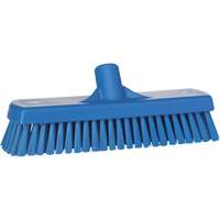 Brosse &agrave; r&eacute;curer pour planchers et murs, Crins Ferme, 12", Polyester, Bleu Quali-T-Solutions