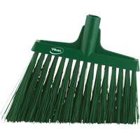T&ecirc;te de balai oblique, Crins Extra-ferme, 12", Polyester, Vert Quali-T-Solutions