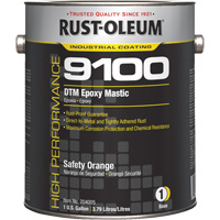 9100 System DTM Epoxy Mastic Base, Safety Orange, Gallon Quali-T-Solutions