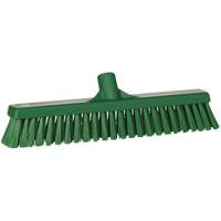 T&ecirc;te de balai-brosse &agrave; soies combin&eacute;es, Crins Cors&eacute;/Fin, 16-1/2", Polyester, Vert Quali-T-Solutions