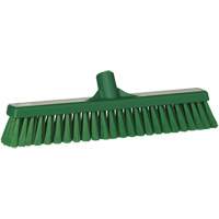 T&ecirc;te de balai-brosse pour petites particules, Crins Fin, 16-1/2", Polyester, Vert Quali-T-Solutions