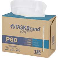 Chiffons de premi&egrave;re qualit&eacute; P60 TaskBrand, Tout usage, 16-3/4" lo x 8-1/4" la Quali-T-Solutions