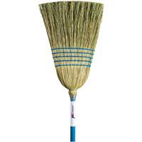 Balai de paille &agrave; usage l&eacute;ger pour int&eacute;rieur/ext&eacute;rieur, Cinq cordes, Manche Bois Quali-T-Solutions