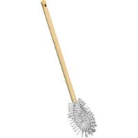 HD Toilet Brush with Wire Centre, 20" L, Polypropylene Bristles, Yellow Quali-T-Solutions