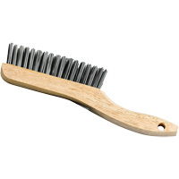 Brosse &agrave; manche en patin, Acier, 4 x 16 rangs de fils, Longueur 9-3/4" Quali-T-Solutions