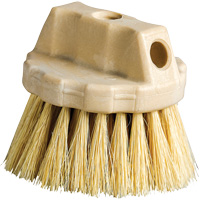 Round Cleaning Brush, 5" L, Tampico Bristles, Beige Quali-T-Solutions