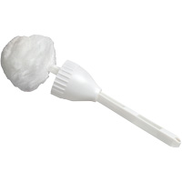 Cleaning Swab with Cup, 14-1/2" L, Acrylic Bristles, White Quali-T-Solutions