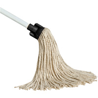 Vadrouille &agrave; laver amovible &agrave; franges boucl&eacute;es, Coton, 12 oz, Style Coup&eacute; Quali-T-Solutions