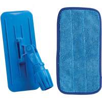 Vadrouille & cadre pour le nettoyage mural, Microfibre, 11" lo x 10" la Quali-T-Solutions