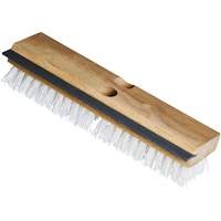 Utility Scrub Brush & Squeegee, 11" L, Polypropylene Bristles, White Quali-T-Solutions