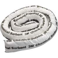 Mini-barri&egrave;re de pollution absorbante pour produits chimiques, Mati&egrave;res dangereuses, 8' lo x 3" la, Absorption 15,5 gal Quali-T-Solutions