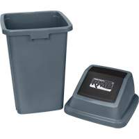 Poubelle, Plastique, 26 gal. US Quali-T-Solutions