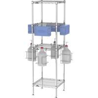 PPE Sanitizing Tree with Shelves Quali-T-Solutions
