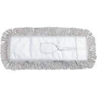 Dust Mop, Tie-On Style, Cotton, 18" L x 5" W Quali-T-Solutions