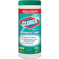 Lingettes d&eacute;sinfectantes, 35 lingettes Quali-T-Solutions